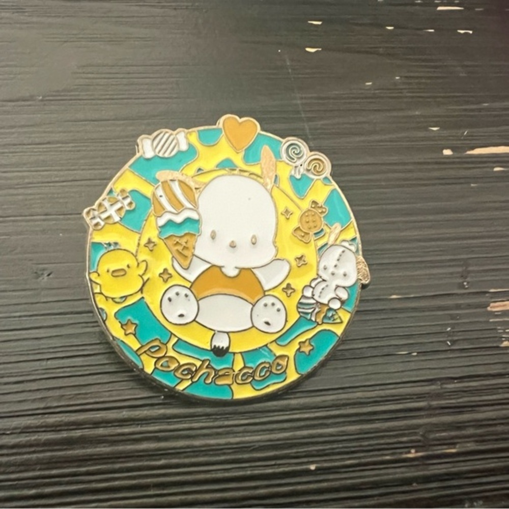 Cute Pochacco Pin - Multicolor